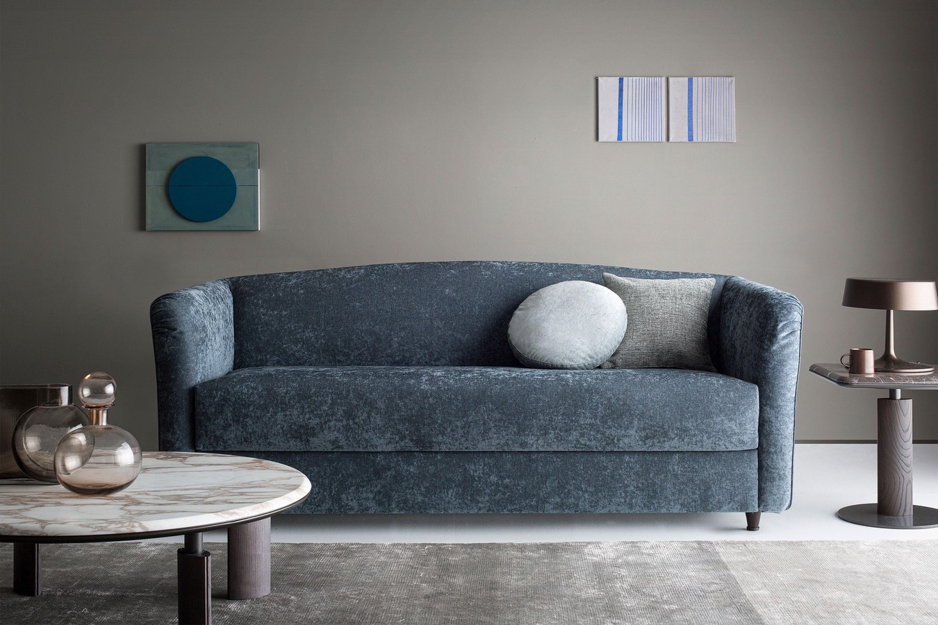  Valentino Schlafsofa im Vintage-Retro-Look