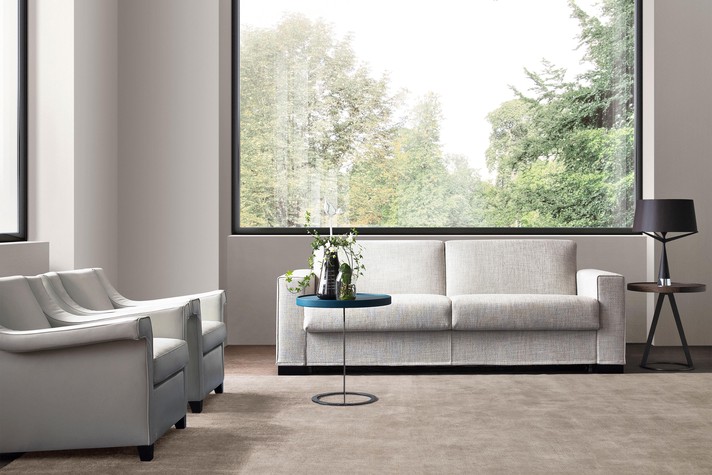 Elegantes Schlafsofa ideal für ein modernes Wohnzimmer