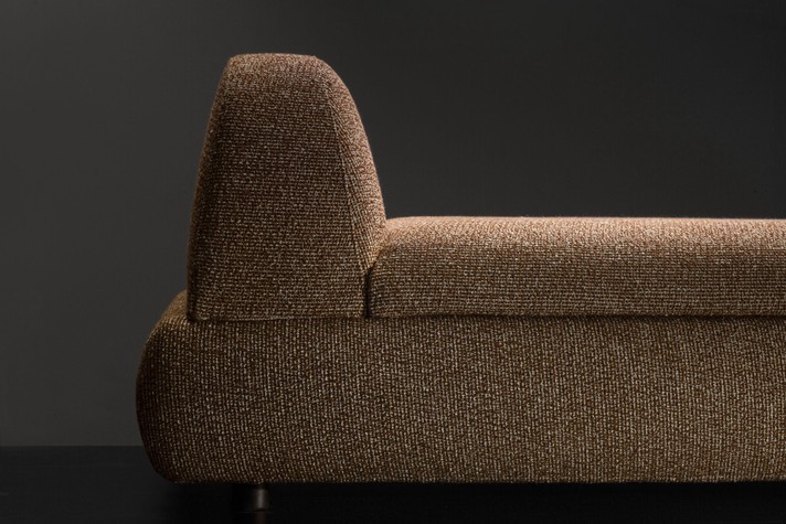 Detailansicht der Rückenlehne der Chaiselongue