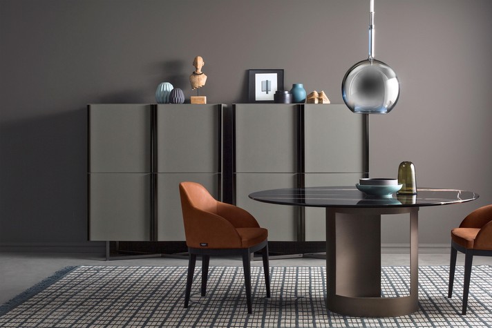 Profile Cabinet in 120 cm lackierter Sideboard-Ausführung in Trendfarben