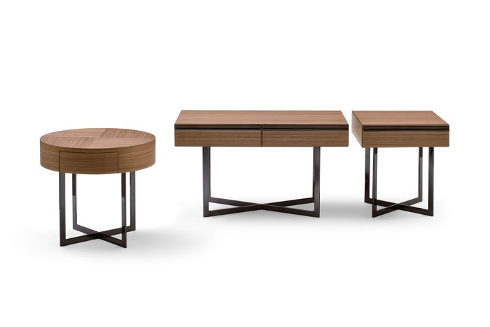 Profile Drawers, a collection of elegant side tables for bedside use