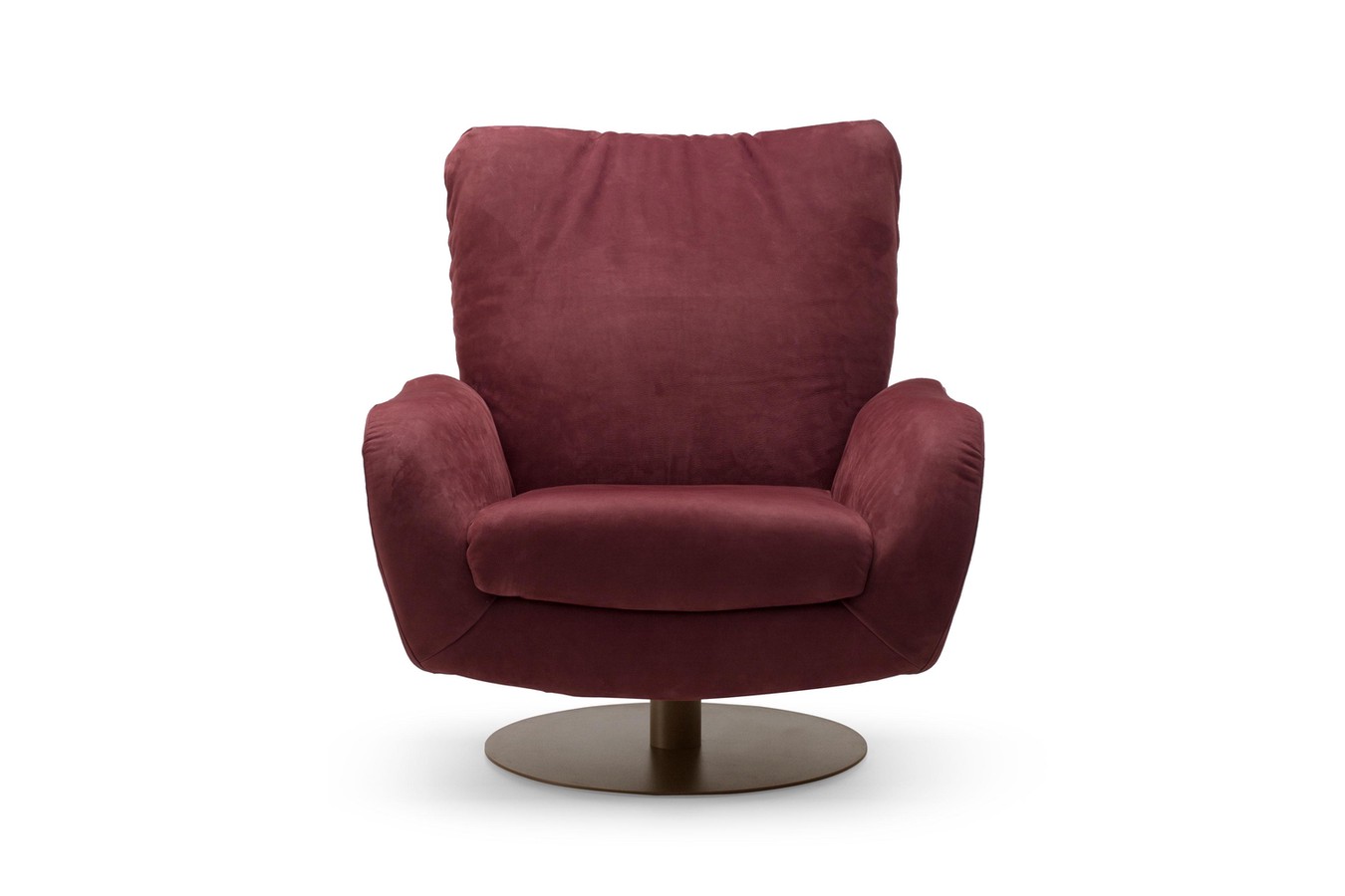 Modern lounge armchair with a reclining back Regina