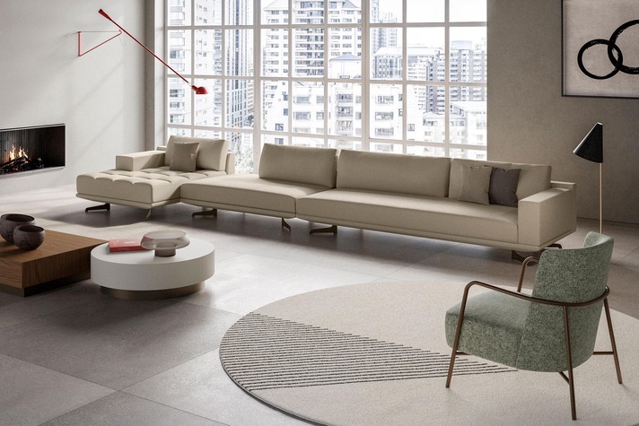 Ilary armchair combined with Blake sofa