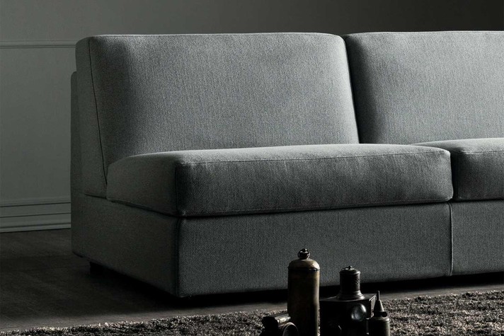 Open end module, a compact sofa bed solution for small spaces