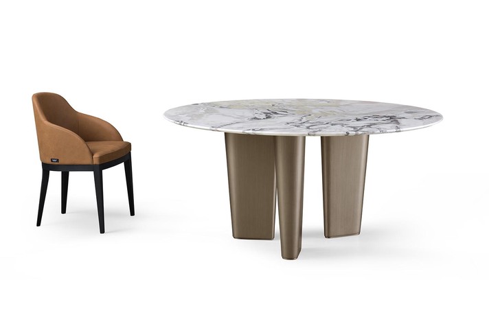 Sculptural brass legs for a unique statement piece