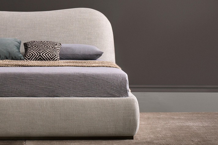 Aurore upholstered bedstead with storage