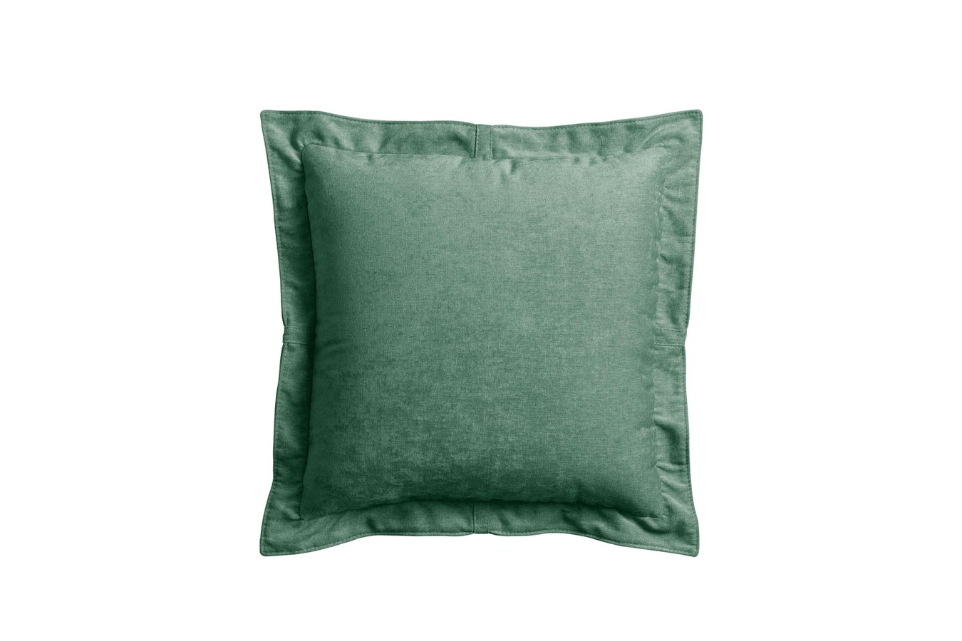 Cuscino con bordo volant 55x55 cm imbottito in fibra