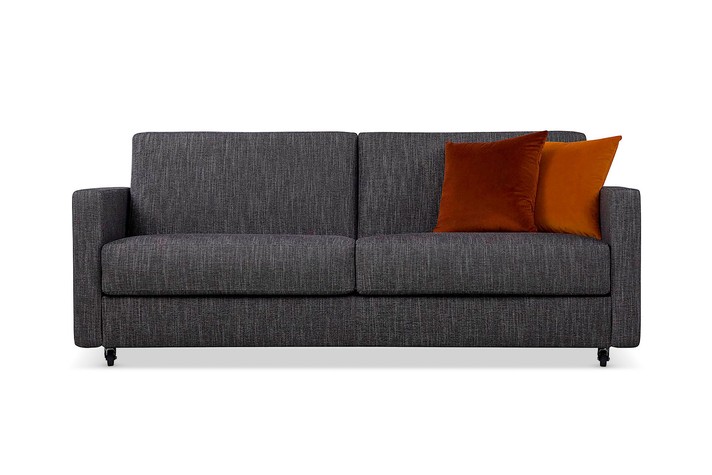 Divano letto configurabile nei modelli lineare con o senza bracciolo, con chaise longue, angolo o pouf