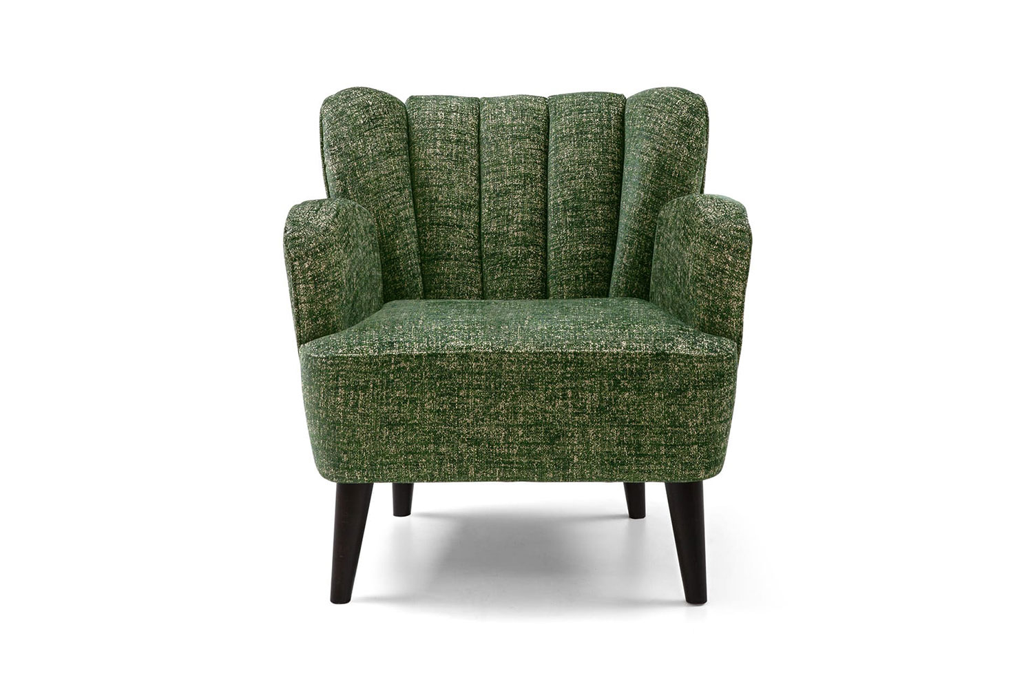 Scalloped sales cocktail chair