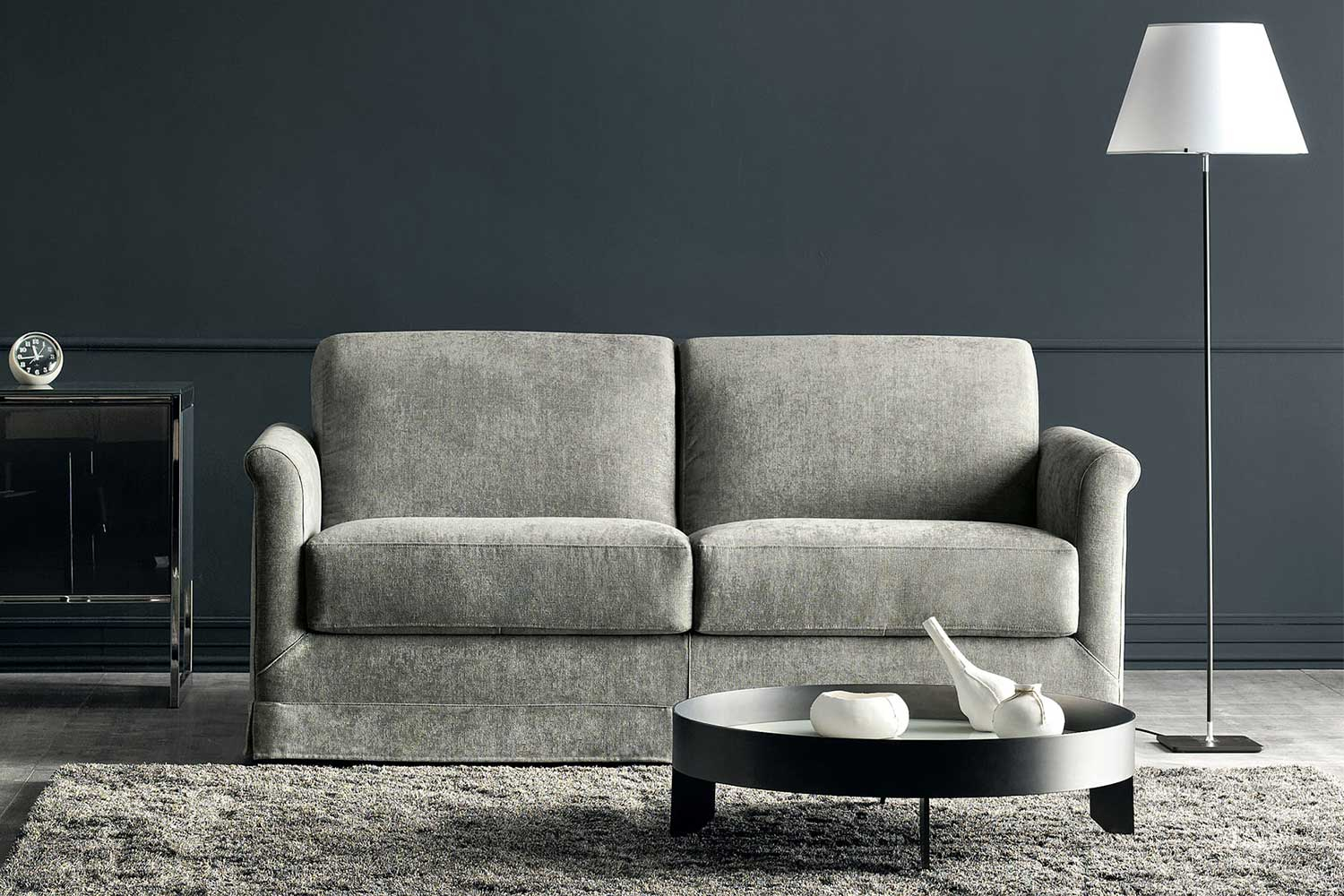 2 3 seater rolled arm sofa bed Romeo BODEMA