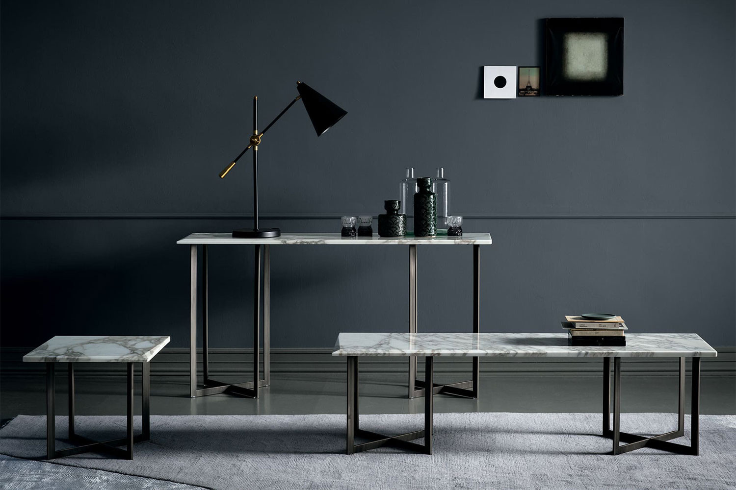Blunt collection: coffee, side and console tables in beautiful marbles