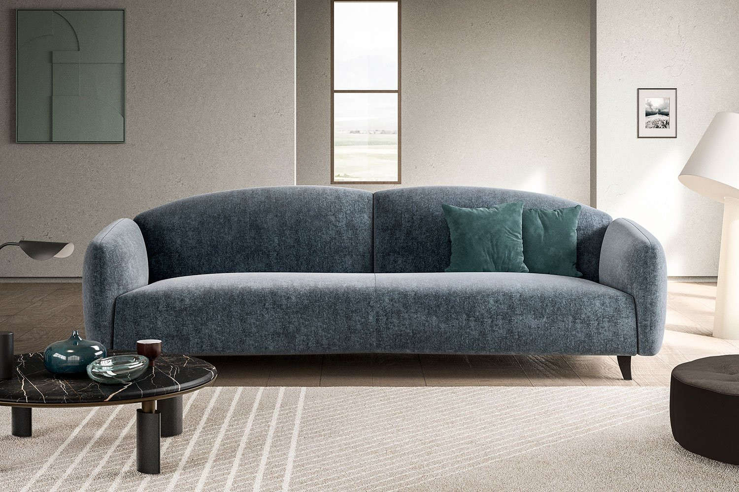 Tailored retro 2 3 seater sofa Tokyo BODEMA