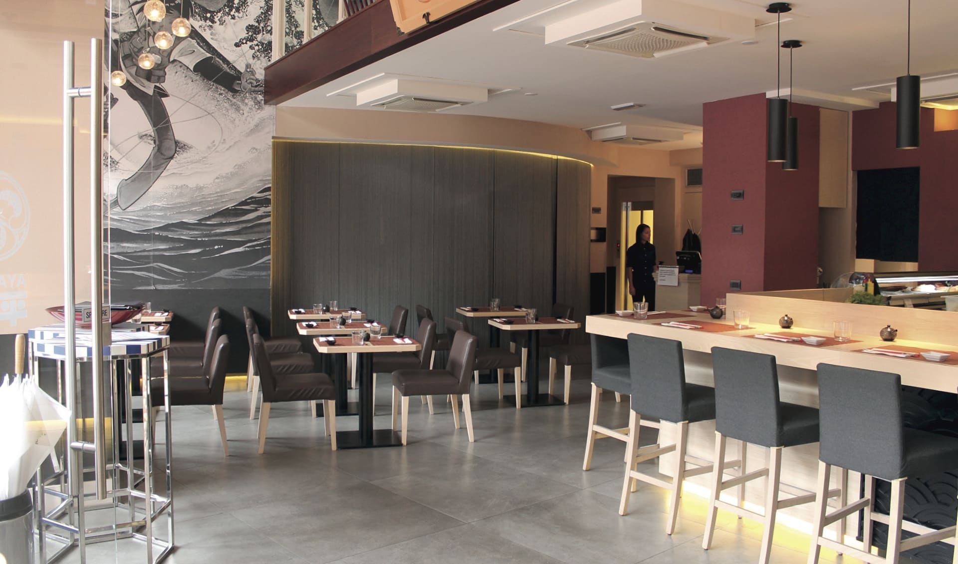 Izakaya Restaurant, progetto contract