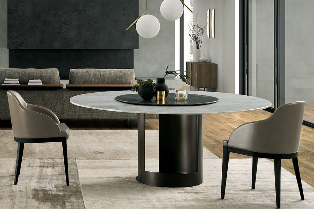 Designer round pedestal dining table Ci