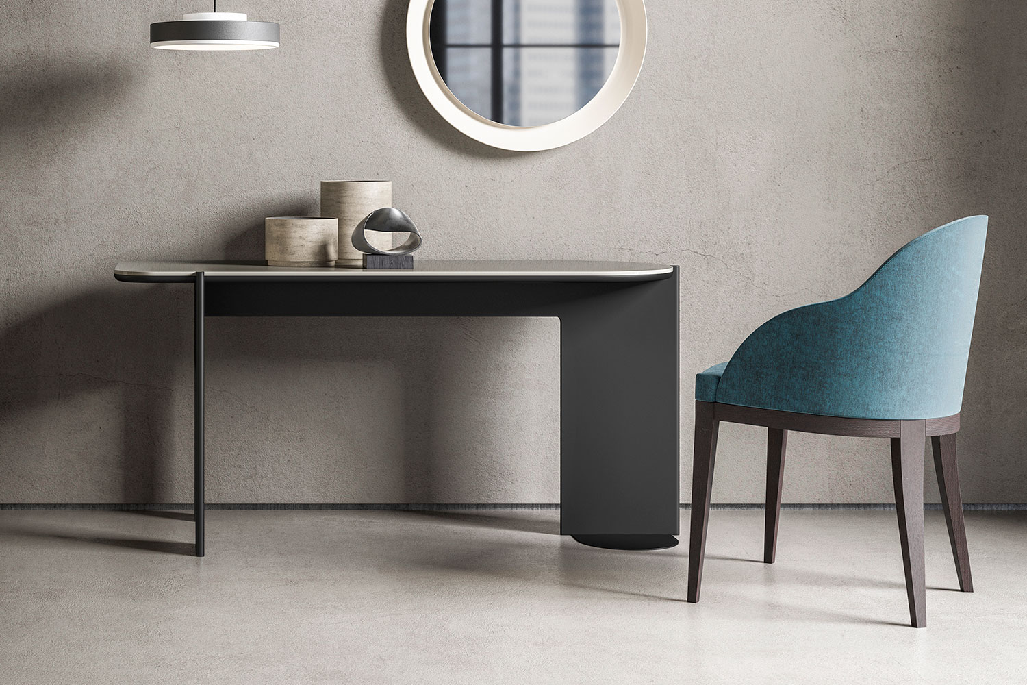 Modern irregular console table Mr President