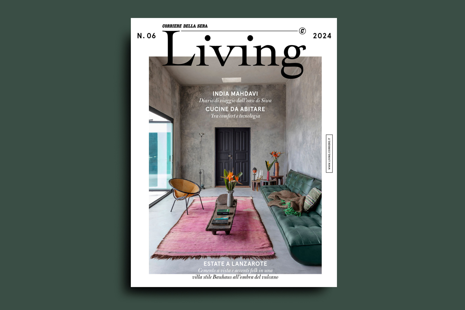Bodema advertising featured in the June issue of Living