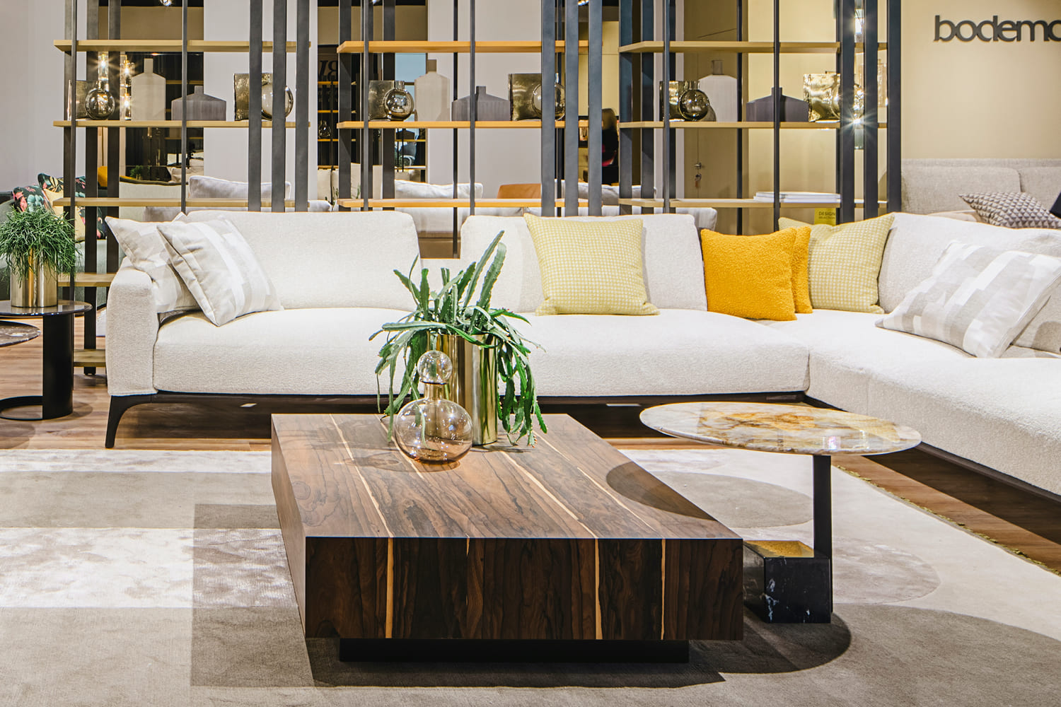Wohnbereich mit Möbeln aus der Bodema-Kollektion ausgestattet